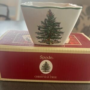 Spode Christmas Tree - Set of 2 Pierced Votives